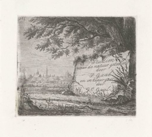 Title page for: Studies from Nature drawn