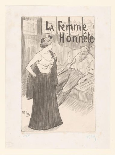 Illustration for the Song La Femme Honnête