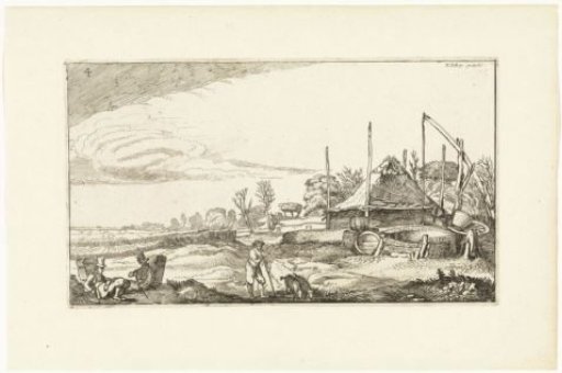 Landscape with Resting Pedlars