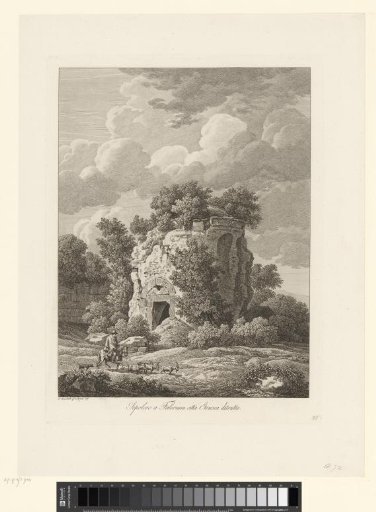 Ruin of a tomb near Faleria