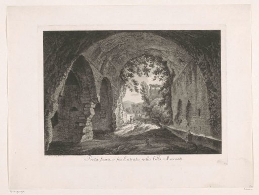 View from the entrance of Villa Maecenas