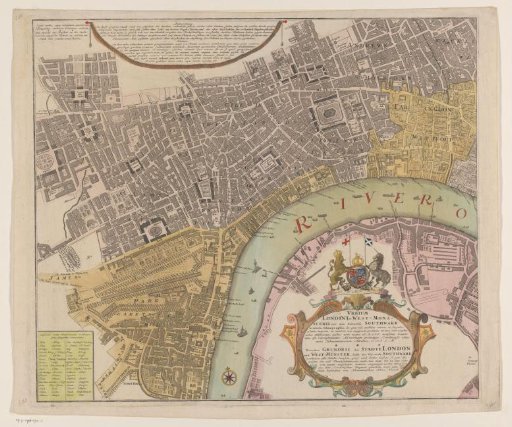 Map of London (left part)