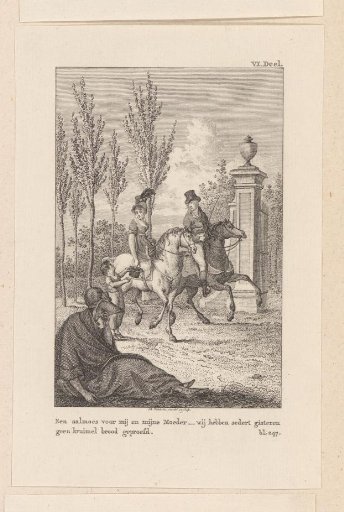Susanna Bronkhorst and Cornelis de Klerk on horseback