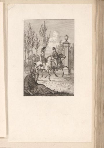 Susanna Bronkhorst and Cornelis de Klerk on horseback