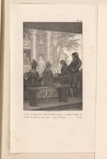 Saartje and Cornelis in a theatre