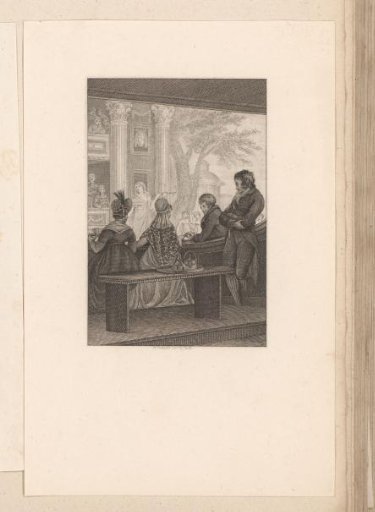 Saartje and Cornelis in a theatre