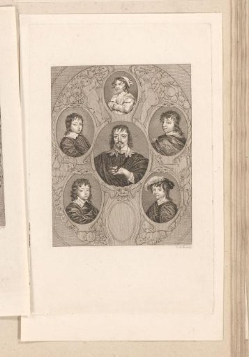 Portraits of Constantijn Huygens and his five children