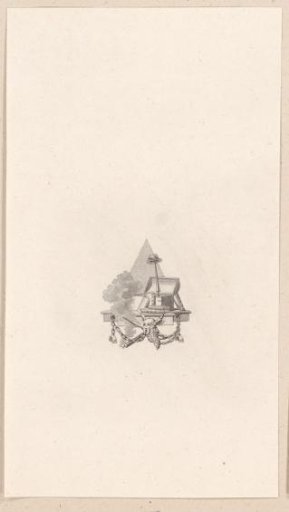 Book chest with liberty cap on a pike