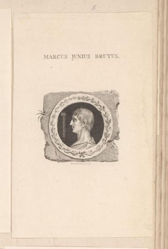 Medal with the portrait of Marcus Junius Brutus