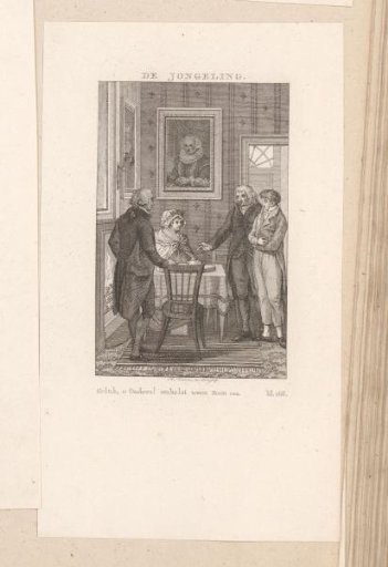 Young Man with His Parents