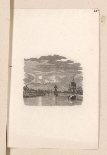 View of the Zuider Buiten Spaarne near Haarlem