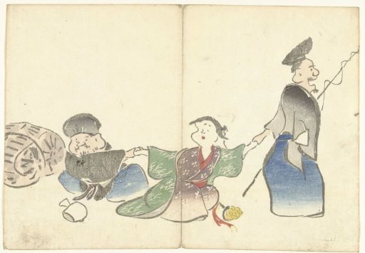 Two Gods of Fortune and a Temple Dancer