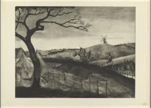 Ploughing farmer with an ox near Etikhove