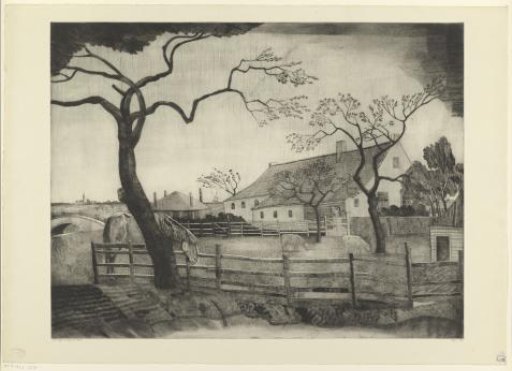 Farm with livestock in Holland