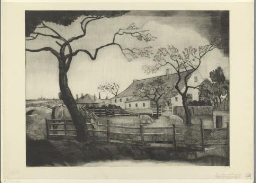 Farm with livestock in Holland