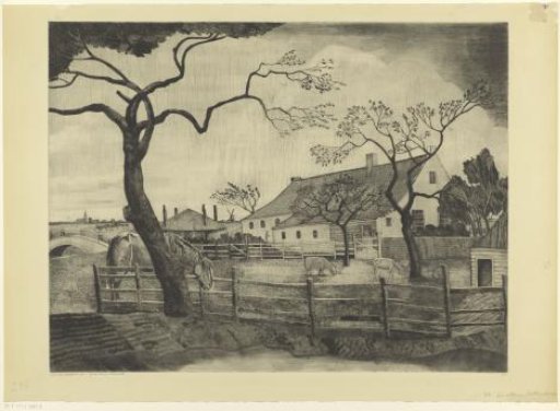 Farm with livestock in Holland