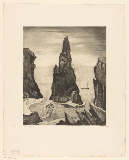 Saint Christopher with the Christ Child on Belle-Île-en-Mer