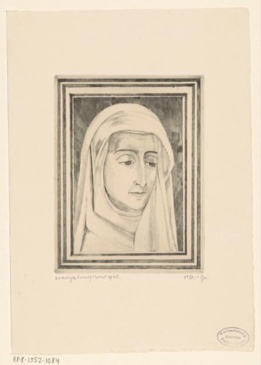 Head of a woman