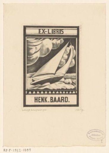 Ex libris of Henk Baard