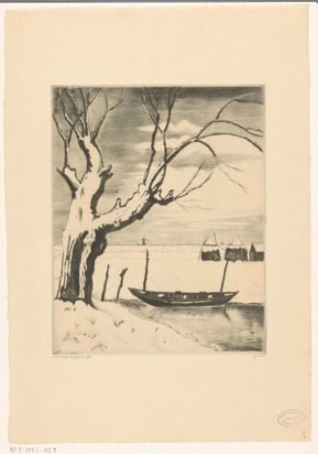 Willow in a Winter Landscape