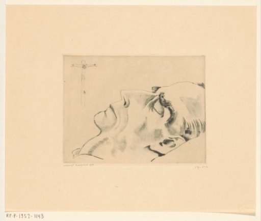 J.G. Beukers on his Deathbed