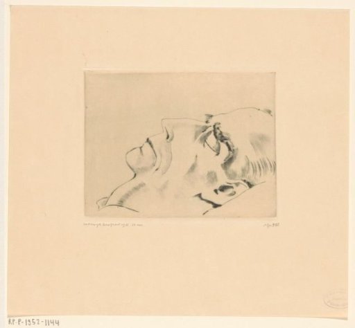J.G. Beukers on his Deathbed