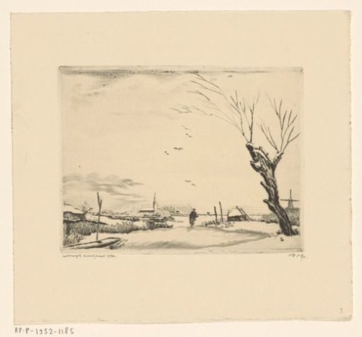 Skating Figure on a Ditch