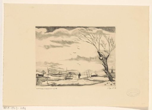 Skating Figure on a Ditch