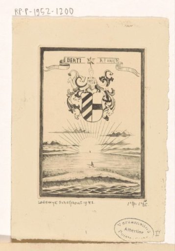 Ex libris of Berti and Reinier