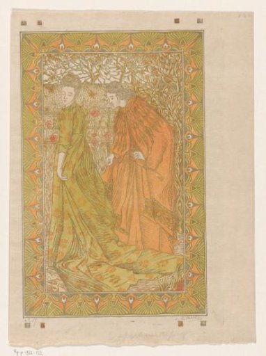 Man and woman in a garden