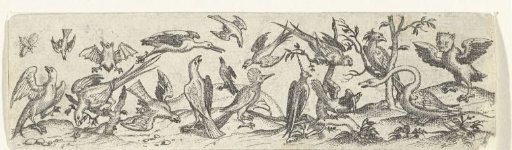 Frieze with Birds, Including Goose and Flesh Mouse
