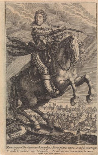 Portrait of Louis XIII, on horseback