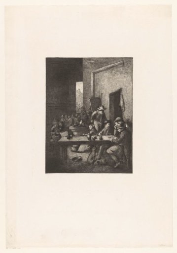Figures in an Inn near Lyon