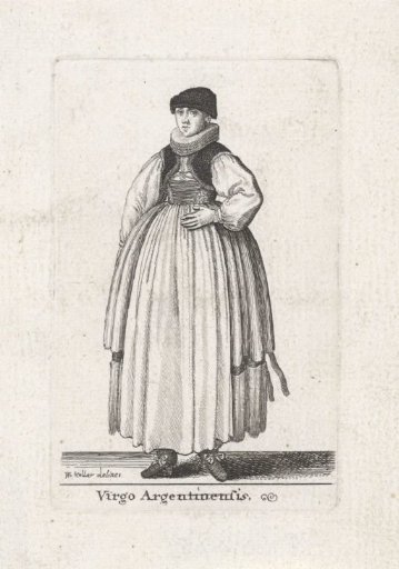 Woman in traditional dress from Strasbourg