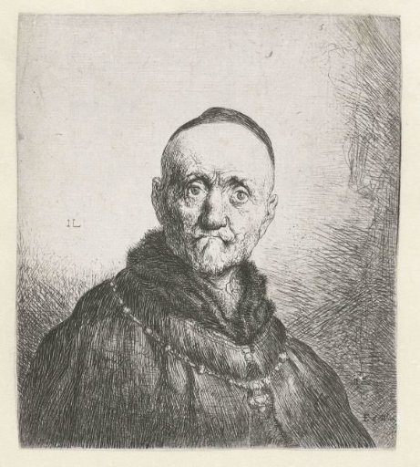 Bust of an Old Man with a Skullcap