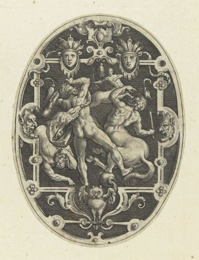 Hercules in combat with the centaurs