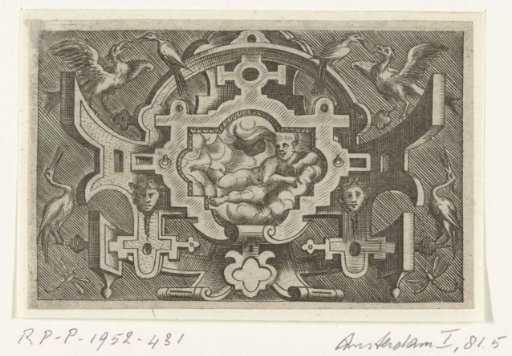 Depictions of the four elements: air
