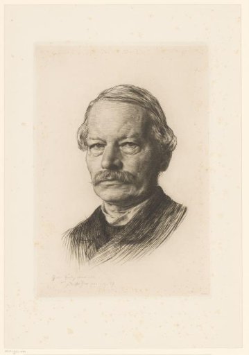 Portrait of Gustav Freytag