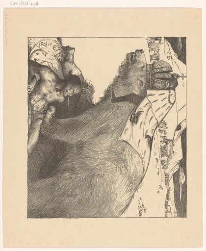 Tsar Nicholas II of Russia on the Russian Bear