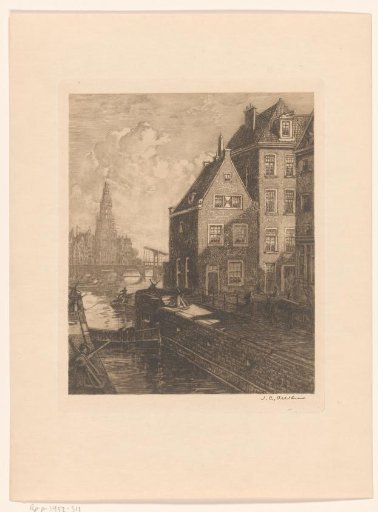 View of the Sint Antoniesluis, Amsterdam