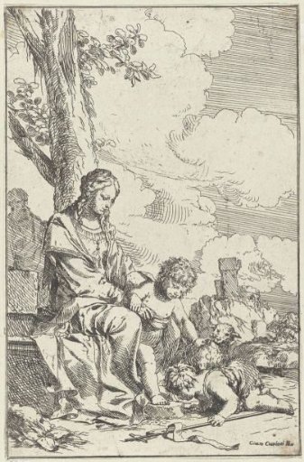 The Holy Family with the young John the Baptist