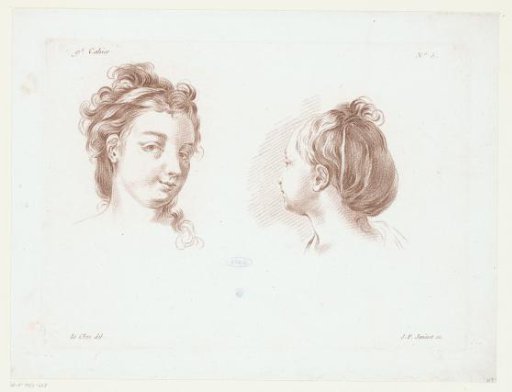 Two women's heads