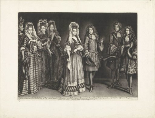 Prince William III Takes Leave of His Wife Before His Journey to England, 1688