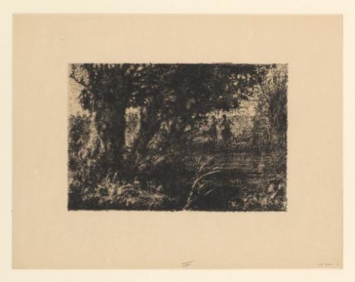 Two Centaurs Under Trees
