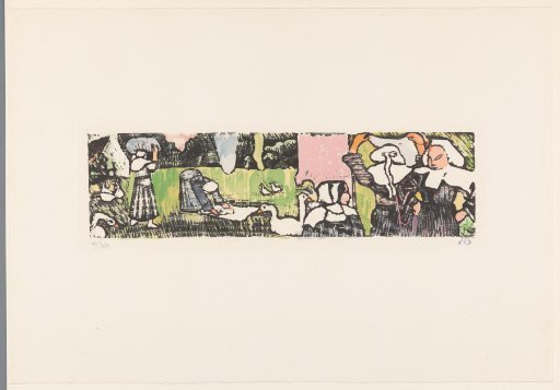 Breton Women Drying the Laundry