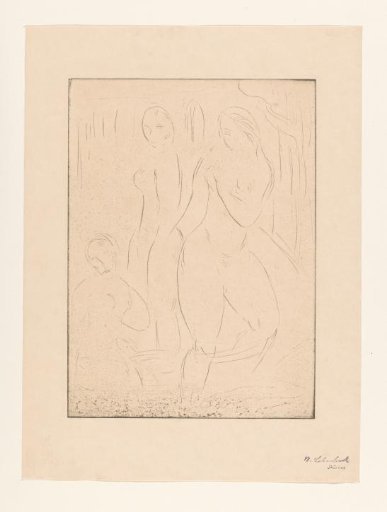 Three female nudes