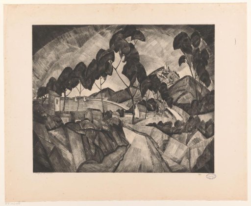 Hill landscape in Provence