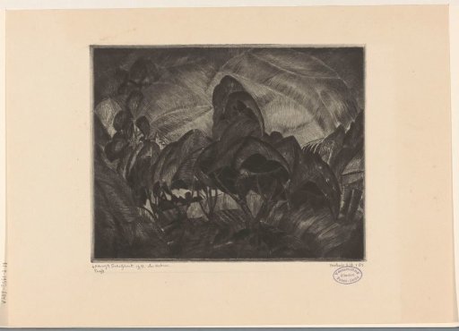 Hilly landscape with trees