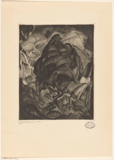 Tree in a hilly landscape
