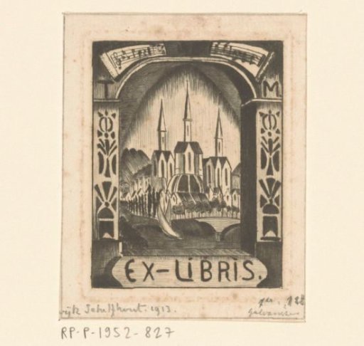 Ex libris of T. Mengelberg